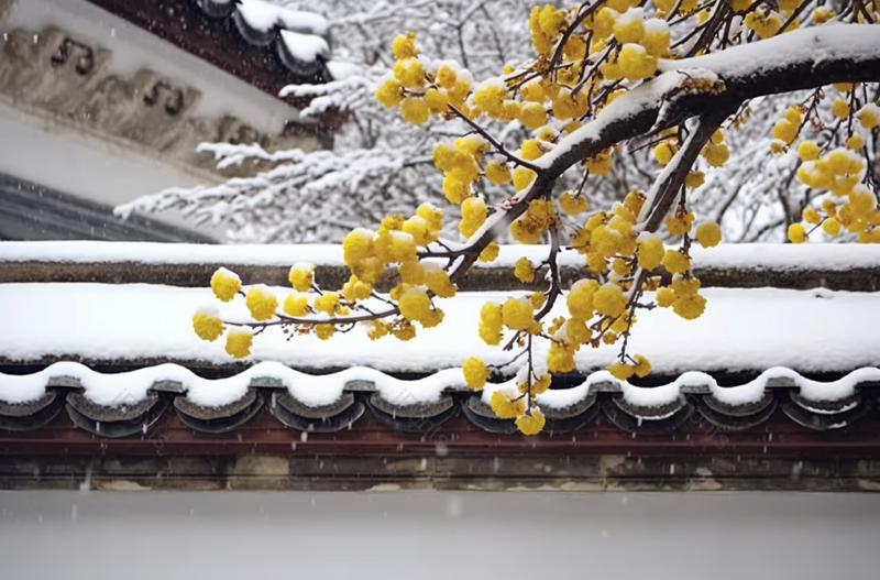 冬雪下的苏州园林背景,高清,摄影图,摄影图片,图片大全,摄影图免费下载